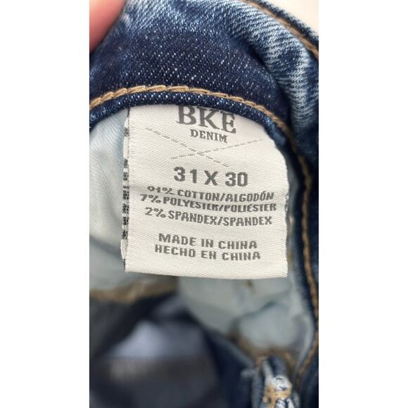 BKE Womens Payton Bootcut Stretch Jeans Mid Rise Size 31 x 30 Short New Denim - Picture 10 of 10